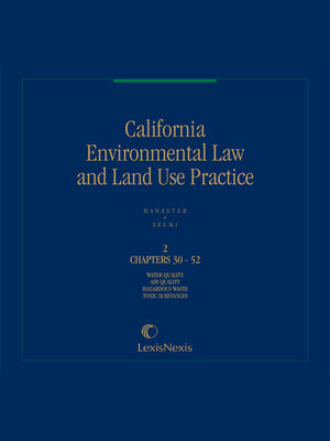 cover image of California Environmental Law and Land Use Practice